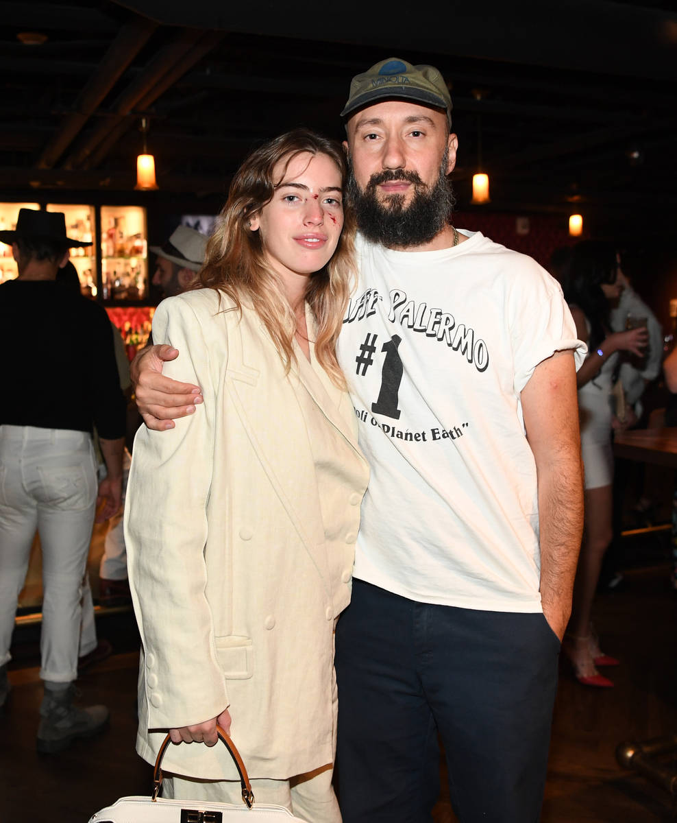 Actress Clara McGregor and writer/ director Jimmy Giannopoulos attend the world premiere of fe ...