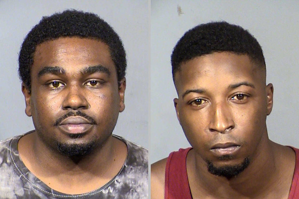 Aaron Hillard, left, and Devante Reynolds (Las Vegas Metropolitan Police Department)