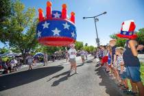 The July 3 parade will feature floats with larger-than-life displays of birthday cakes and part ...