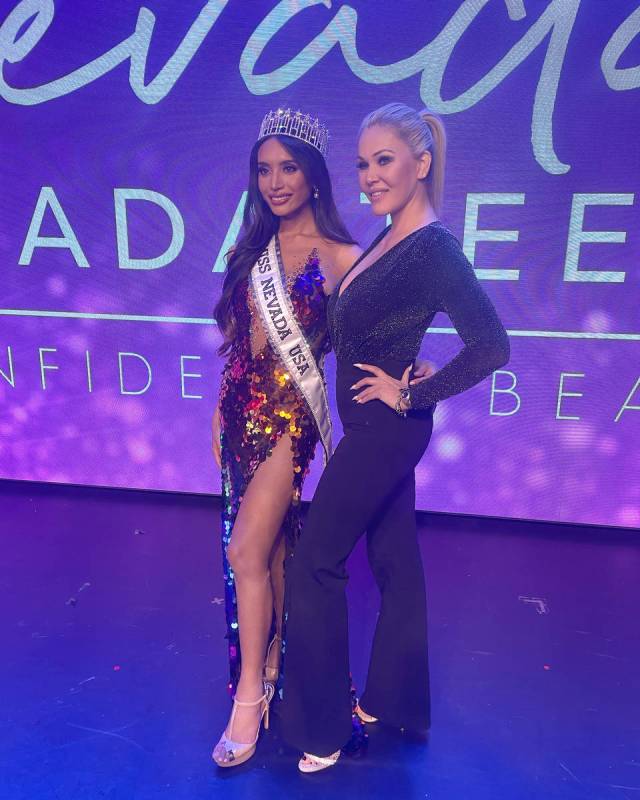 Kataluna Enriquez is the first transgender woman to win the title of Miss Nevada USA. (Marissa ...