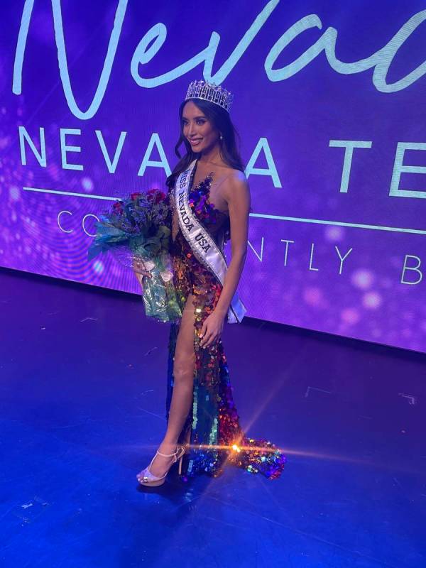 Kataluna Enriquez is the first transgender woman to win the title of Miss Nevada USA. (Marissa ...