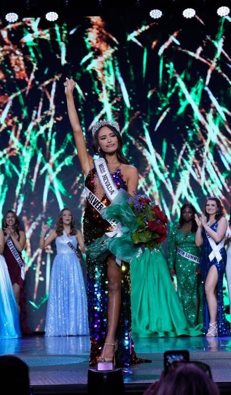 Kataluna Enriquez is the first transgender woman to win the title of Miss Nevada USA. (Marissa ...