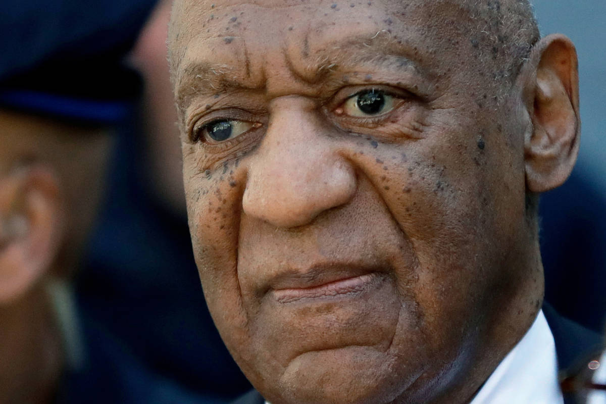 In this April 26, 2018 file photo, actor and comedian Bill Cosby departs the courthouse after h ...