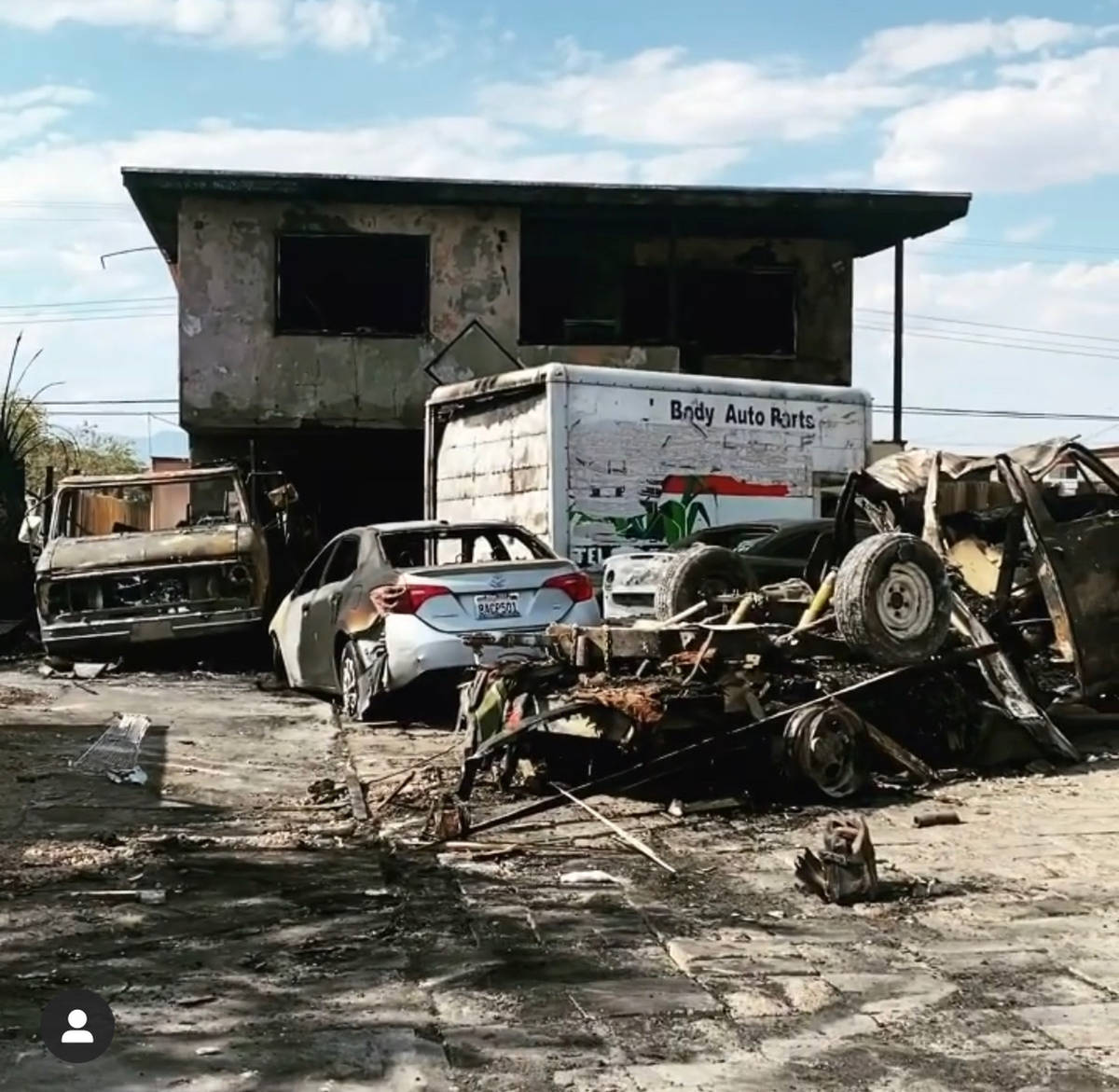 A fire at this North Las Vegas home was tied to fireworks, according to the North Las Vegas Fir ...