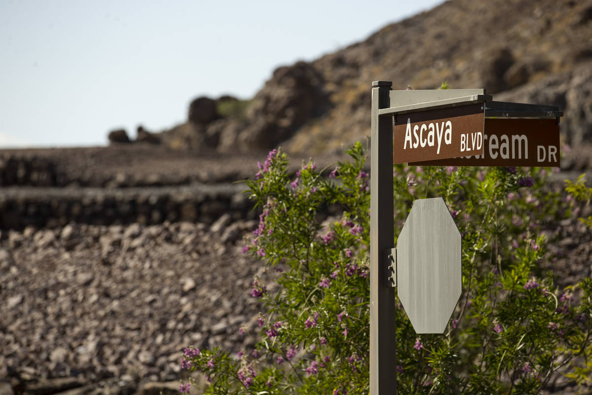 The Ascaya luxury community in Henderson, Thursday, July 1, 2021. (Erik Verduzco / Las Vegas Re ...