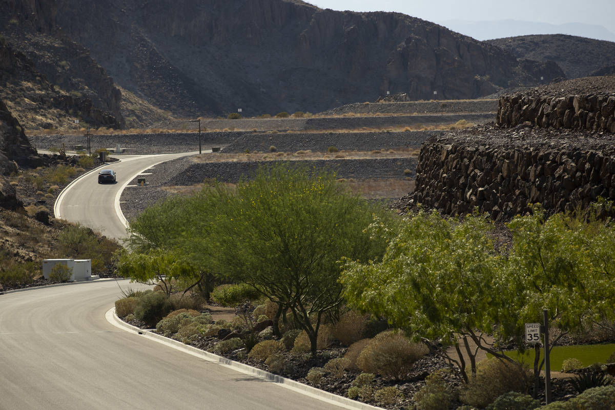 The Ascaya luxury community in Henderson, Thursday, July 1, 2021. (Erik Verduzco / Las Vegas Re ...