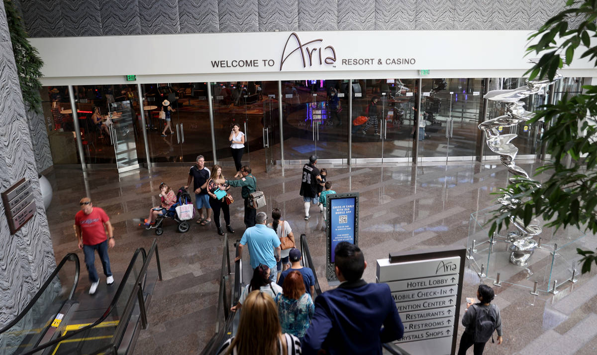 Aria in Las Vegas Thursday, July, 2021. (K.M. Cannon/Las Vegas Review-Journal) @KMCannonPhoto