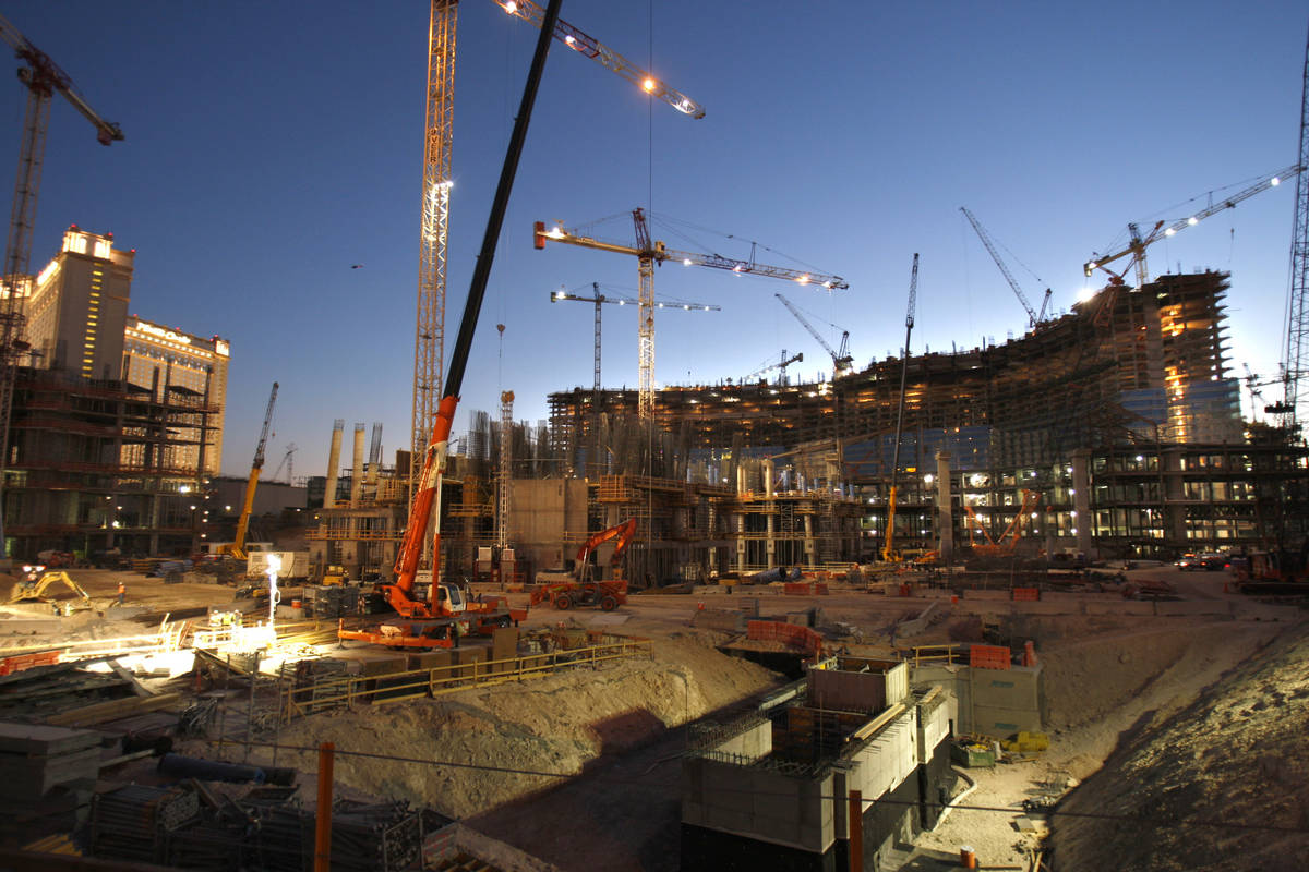 CityCenter is under construction on the Las Vegas Strip on July 12, 2007. (Las Vegas Review-Jou ...