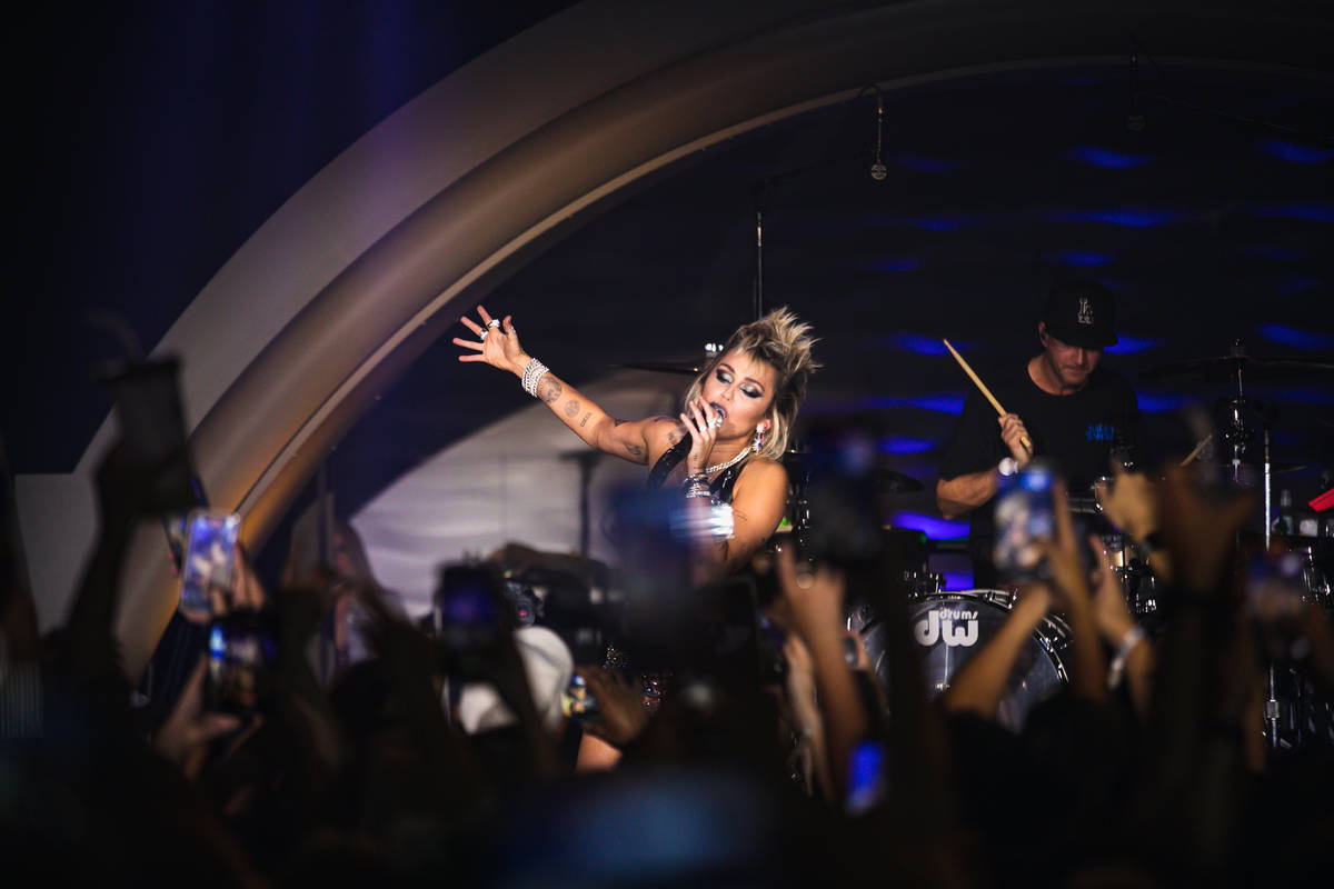 Miley Cyrus headlines the 4th of July grand opening celebration at Ayu Dayclub at Resorts World ...