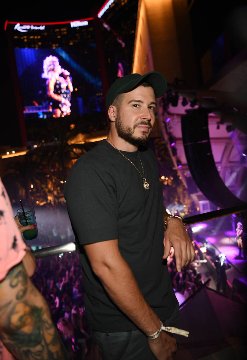 TV Personality Vinny Guadagnino attends Miley Cirus' 4th of July grand opening celebration at A ...