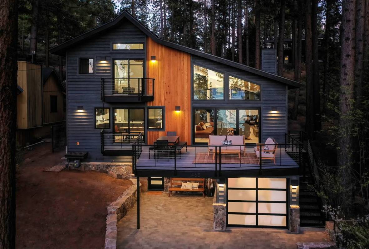 California couple Laurel and Vance Ulrich sold their luxury Lake Tahoe cabin at 465 Lakeview Av ...