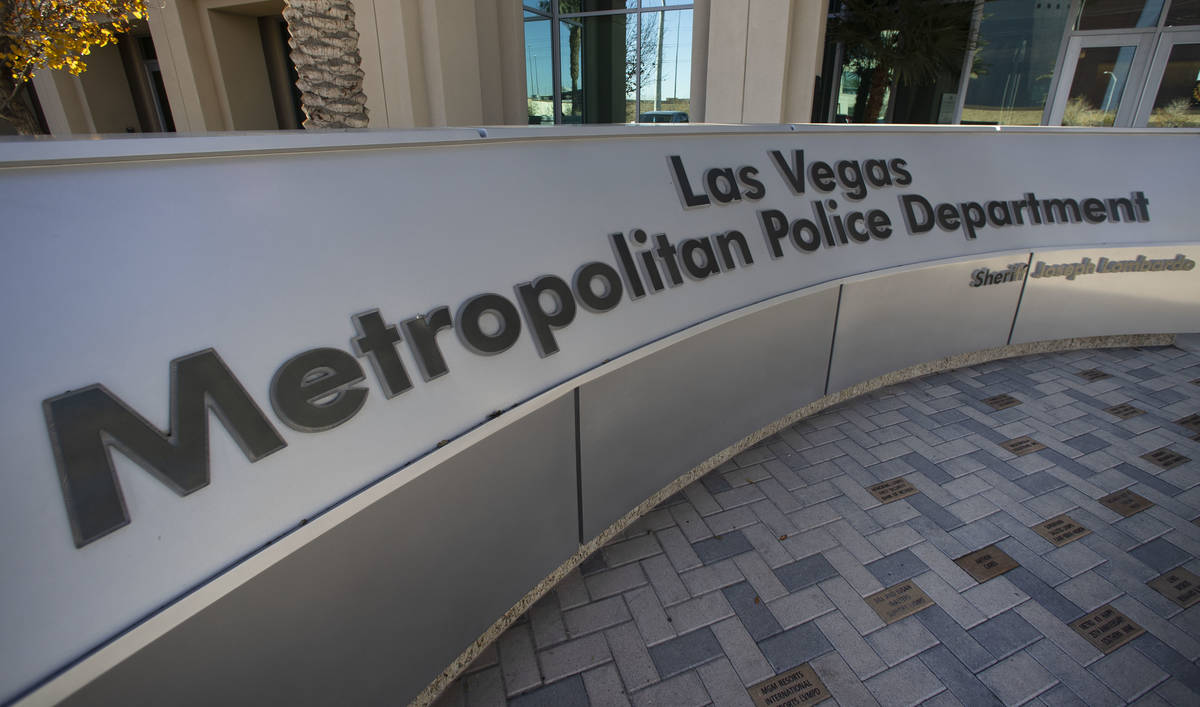 Metropolitan Police Department (Bizuayehu Tesfaye/Las Vegas Review-Journal) @bizutesfaye