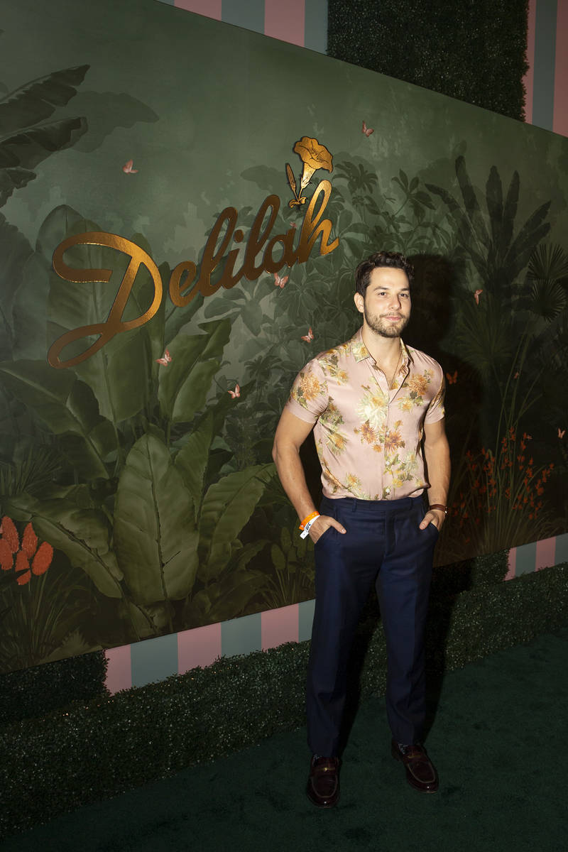 Actor Skylar Astin poses for photographers upon arrival at the grand opening party of Delilah a ...
