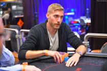 Manig Loeser, shown in a 2019 file photo, won Event 2 of the World Series of Poker Online early ...