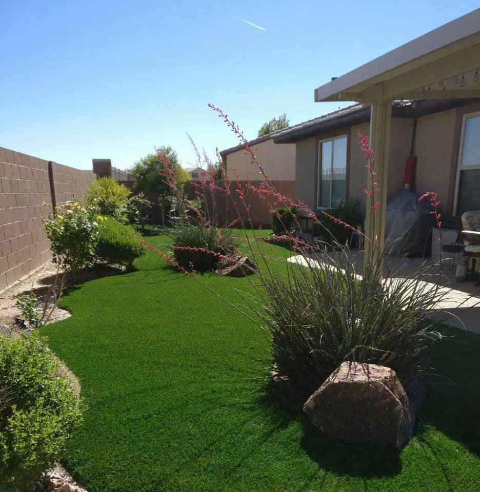 Artificial grass is much more resilient than natural grass. It will resist the constant pressur ...