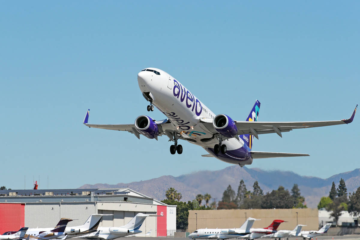 Avelo Airlines set to offer flight service between Las Vegas and Sonoma, California this fall. ...