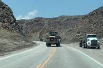U.S. 93 in Lincoln County was opened about noon Friday, July 16, 2021, after being closed for f ...