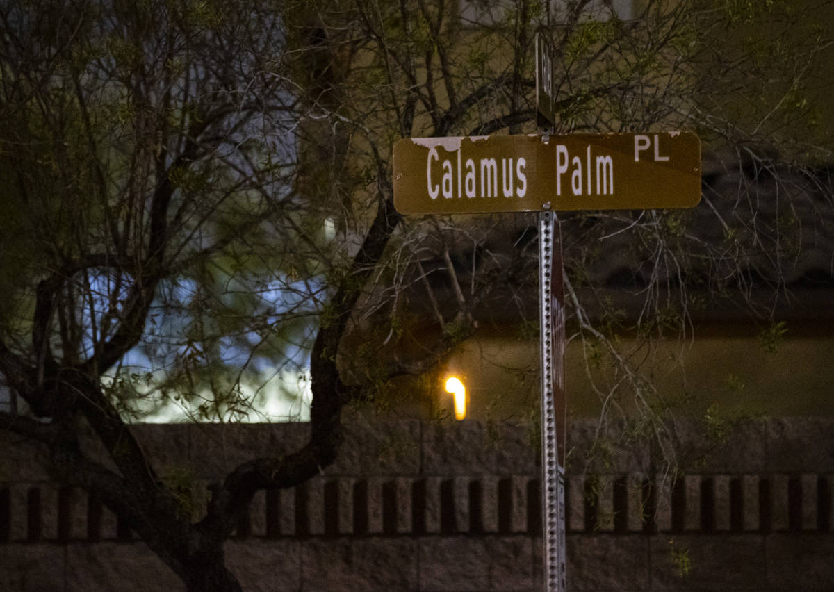 A view near the 700 block of Calamus Palm Place, where a 1-year-old girl and 4-year-old boy wer ...