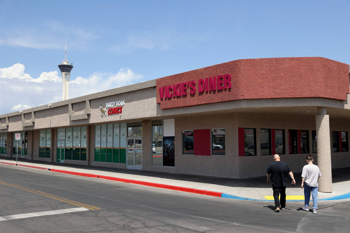 Vickie’s Diner, at its new location in the Commercial Center at 953 E. Sahara Ave. in Las Veg ...