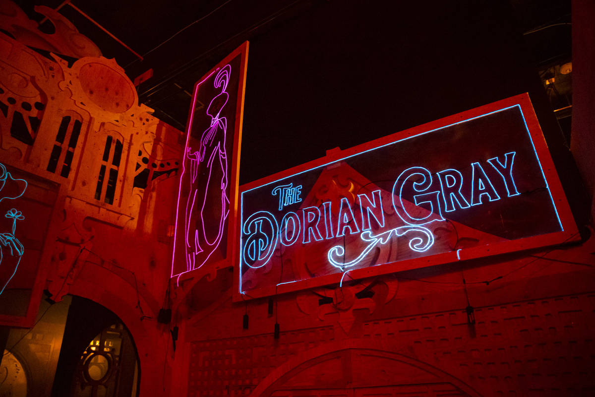 The tucked-away Dorian Gray room is one of many Easter eggs at Lost Spirits. (Chase Stevens/Las ...