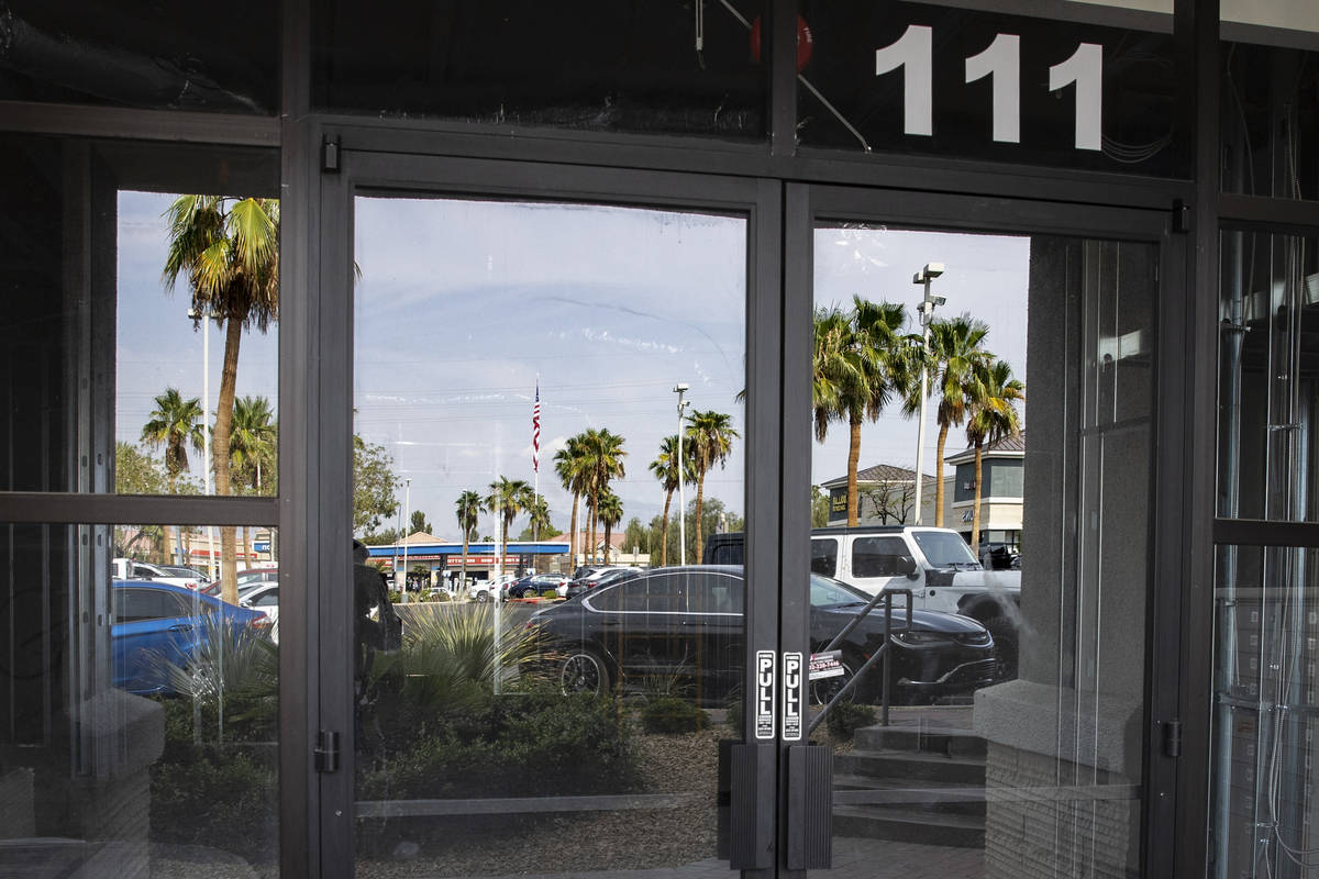 A vacant store at 9310 South Eastern Avenue is shown, on Friday, July 23, 2021, in Henderson. ( ...