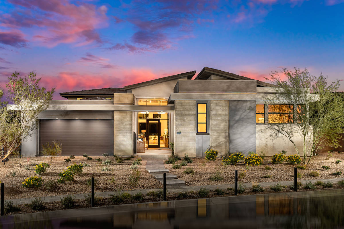 Mesa Ridge offers modern one- and two-story luxury homes ranging from 3,236 square feet to 5,00 ...