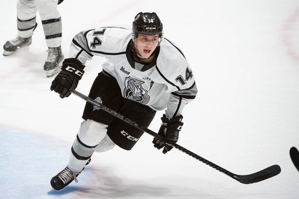 Center Zach Dean skates for the Gatineau Olympiques. Photo courtesy Gatineau Olympiques.