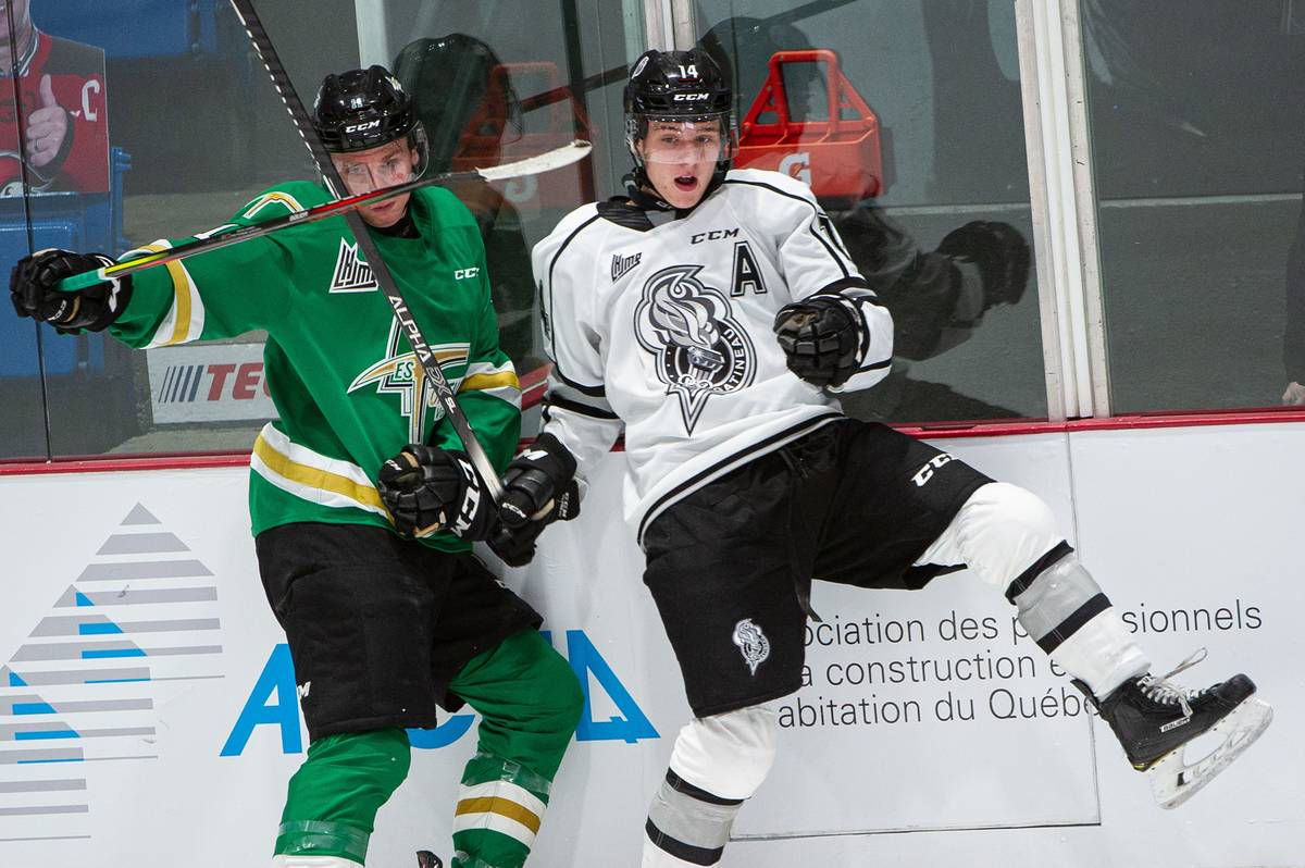 Center Zach Dean skates for the Gatineau Olympiques. Photo courtesy Gatineau Olympiques.