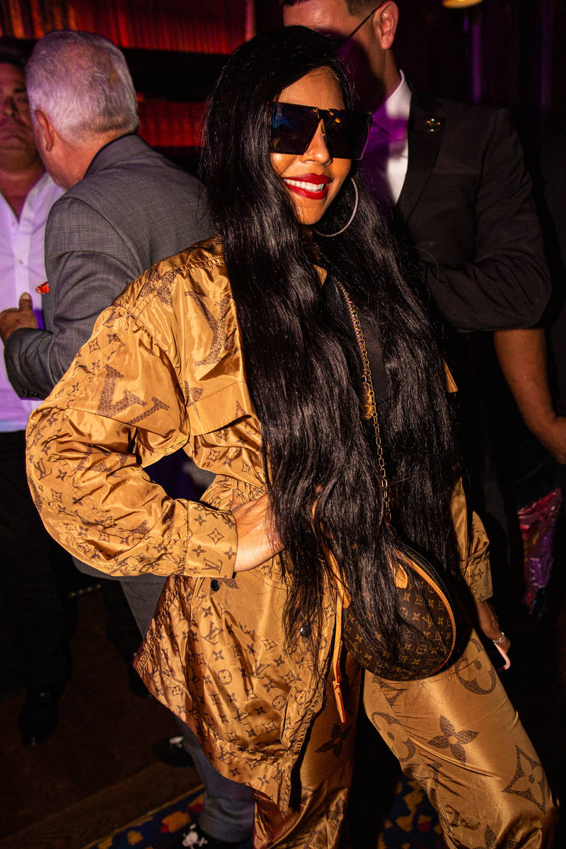 Ashanti is shown at Brian Newman's "After Dark" show at NoMad Restaurant on Saturday, Oct. 26, ...