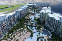 An artist's rendering of Sunseeker Resort Charlotte Harbor, Allegiant Air's first foray into th ...