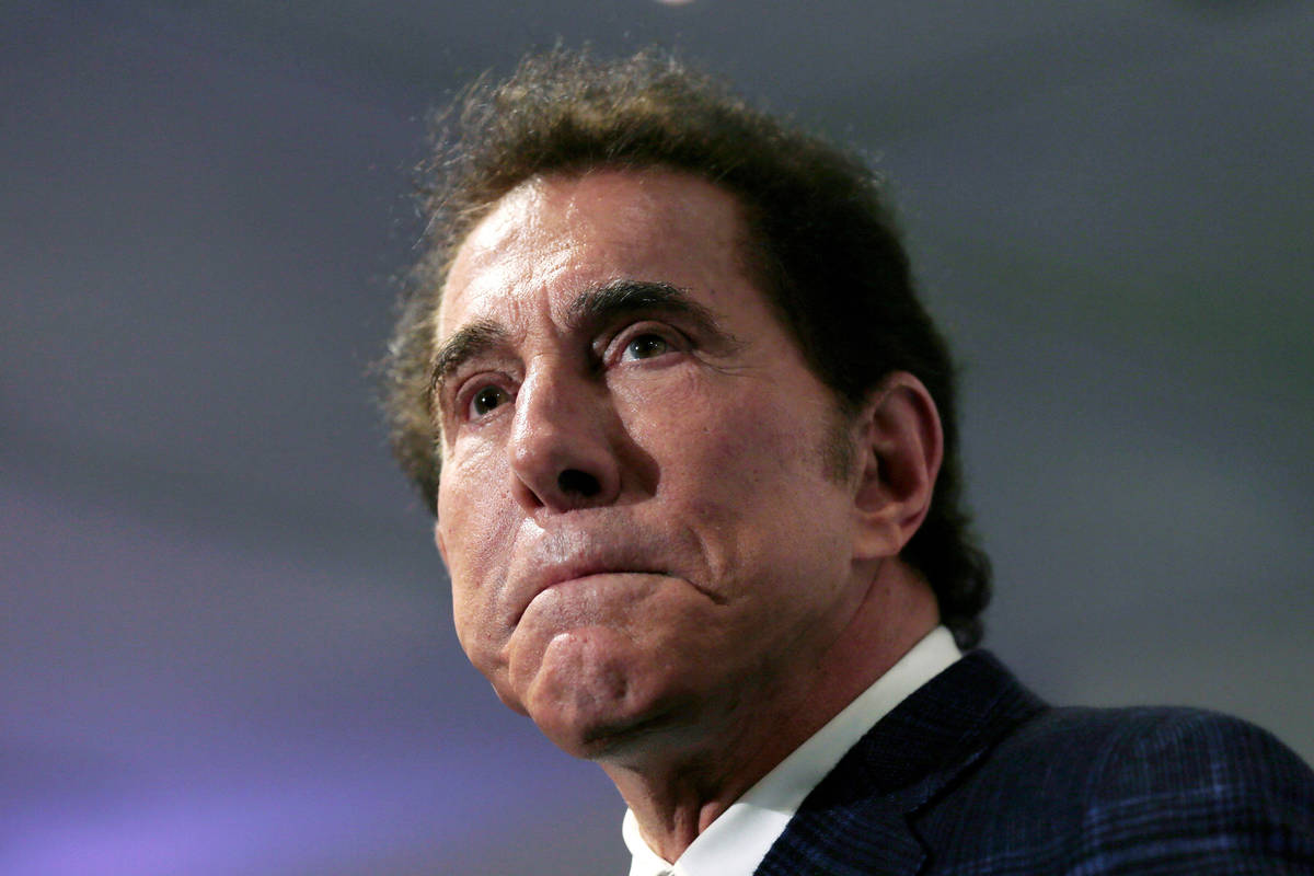 This March 15, 2016, file photo shows casino mogul Steve Wynn at a news conference in Medford, ...