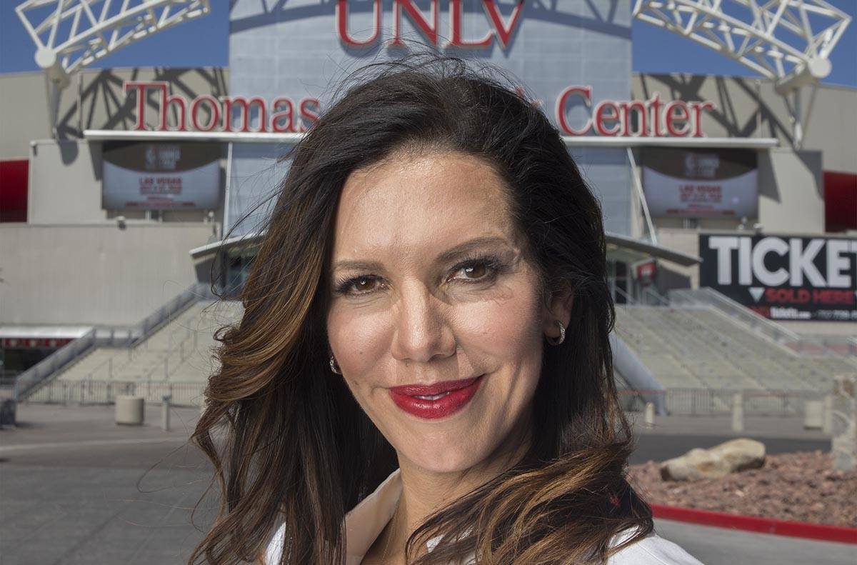UNLV athletic director Desiree Reed-Francois at the Thomas & Mack Center on Thursday, June ...