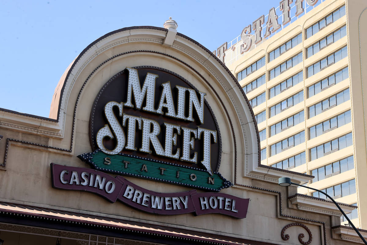 Main Street Station in downtown Las Vegas Monday, Aug. 9, 2021. The hotel-casino, that has been ...