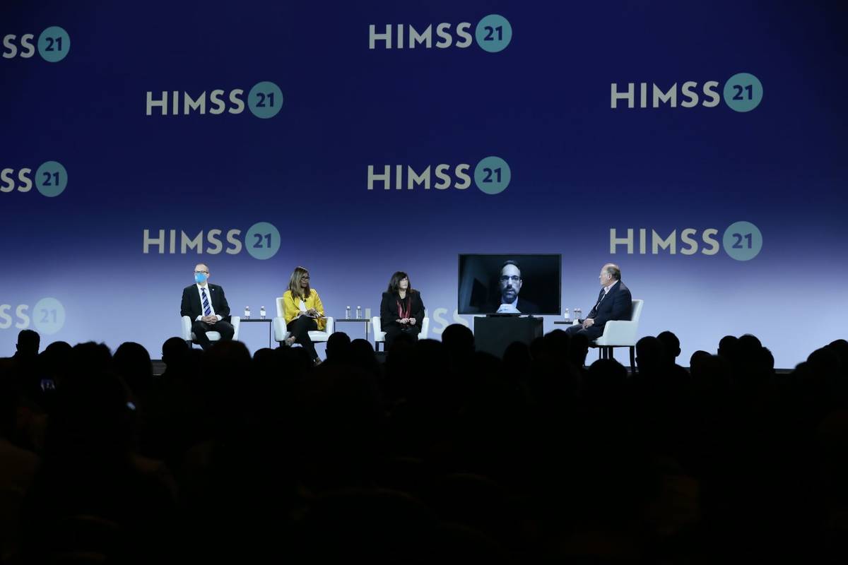 Panelists discuss lessons gleaned so far from the COVID-19 pandemic at HIMSS21, a digital healt ...
