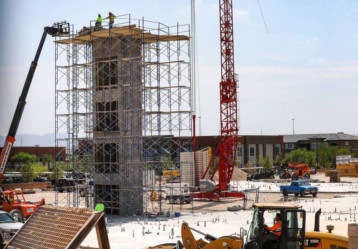 The construction site of a future senior housing development by Sparrow Partners in southwest L ...