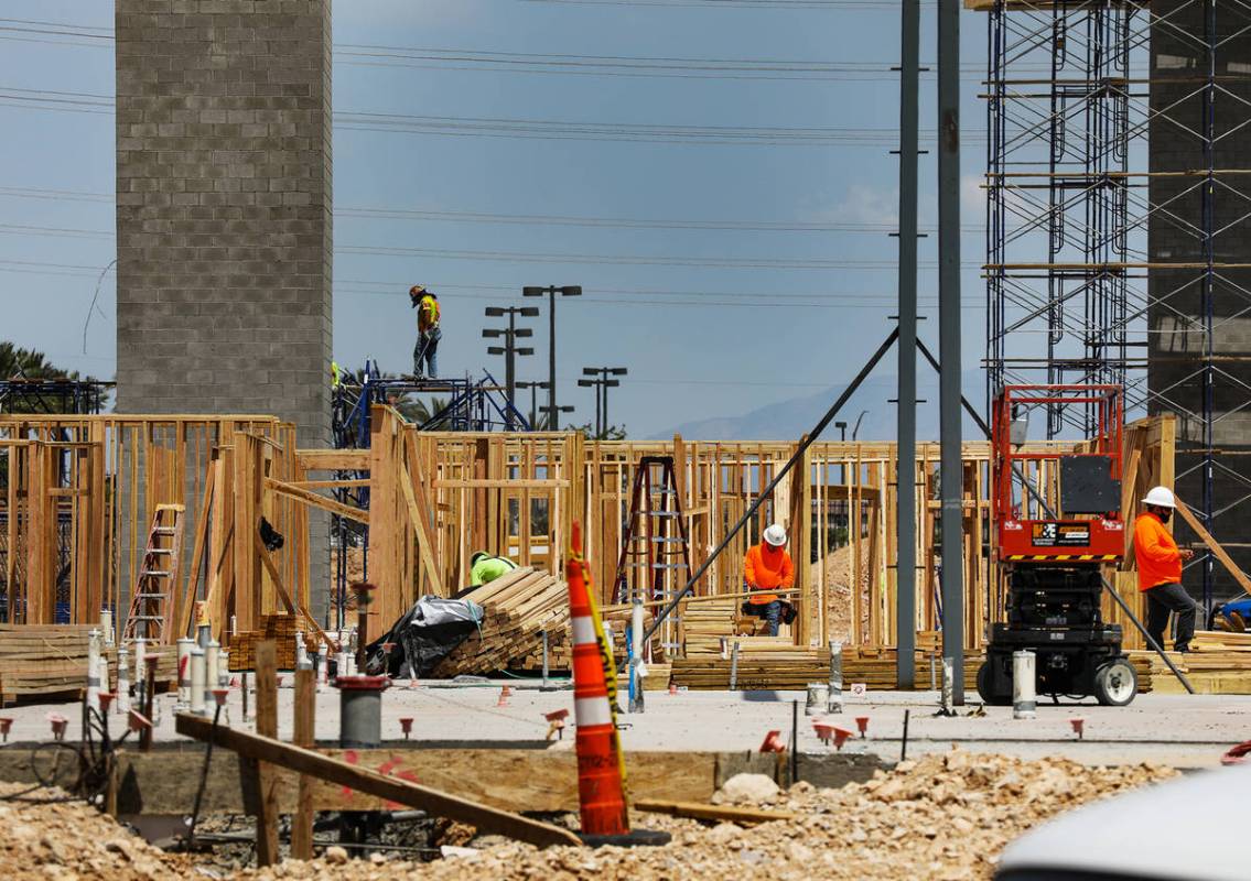 The construction site of a future senior housing development by Sparrow Partners in southwest L ...