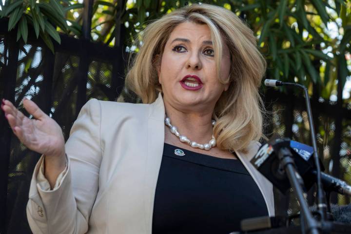 This June 11, 2020, file photo shows Las Vegas Councilwoman Michele Fiore in Las Vegas. (Elizab ...