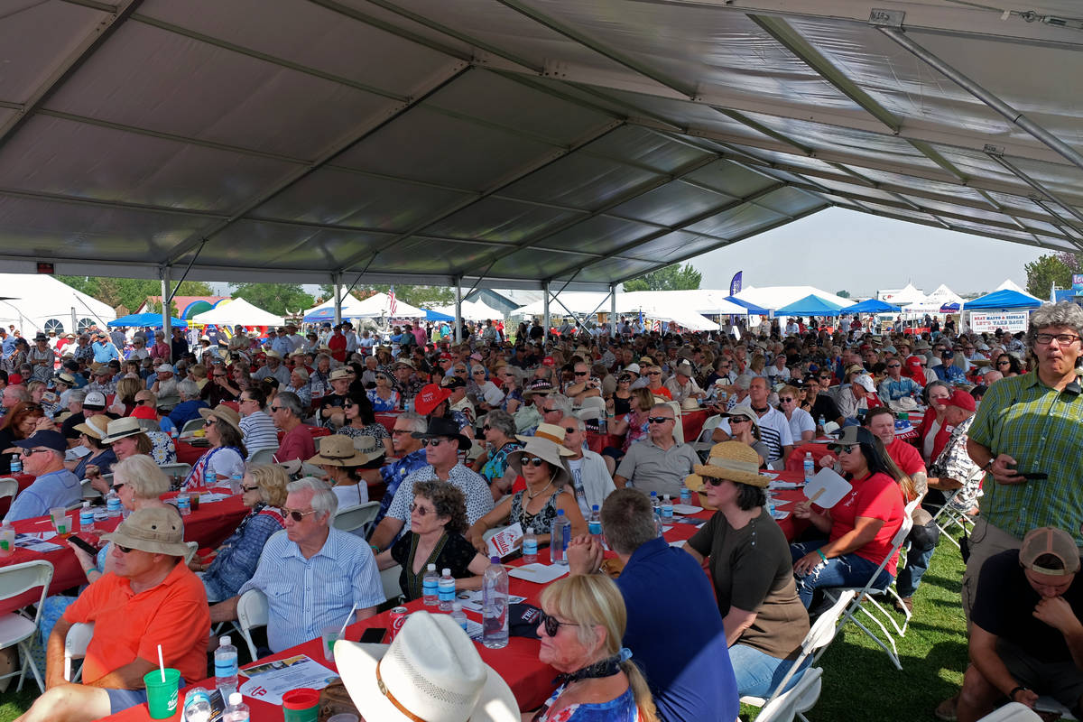 Organizers said some 4,000 people attended the 6th annual Basque Fry in Gardnerville, Nev., on ...