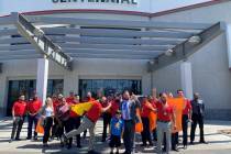 Centennial Toyota team members show their superhero support for the Candlelighters Childhood Ca ...