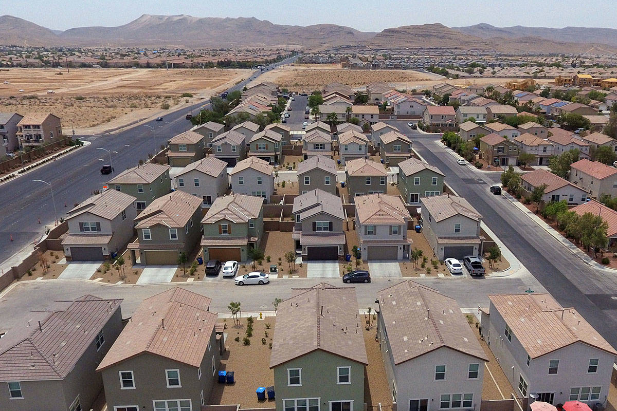 Rental houses owned by American Homes For Rent are shown at the Southwest corner of Pyle Avenu ...