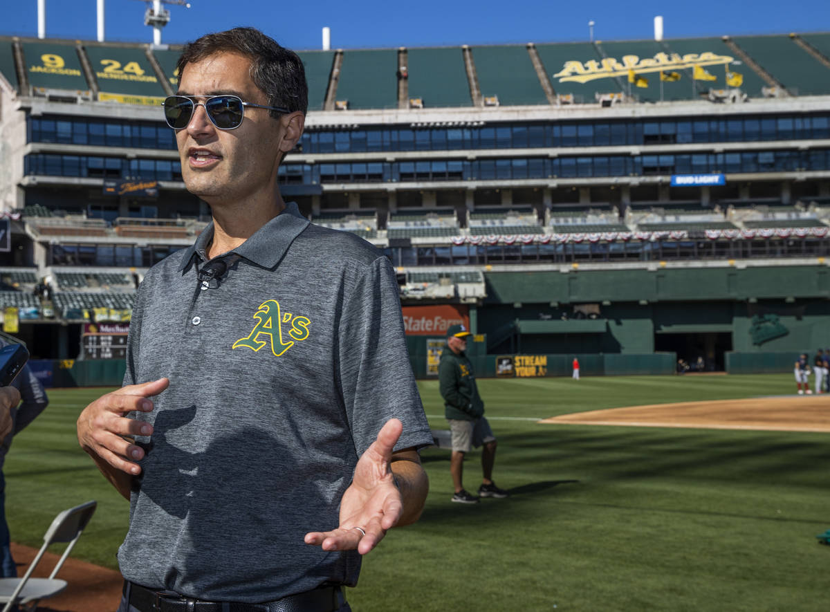 Oakland A's President Dave Kaval talks about the current state of the team, location and future ...