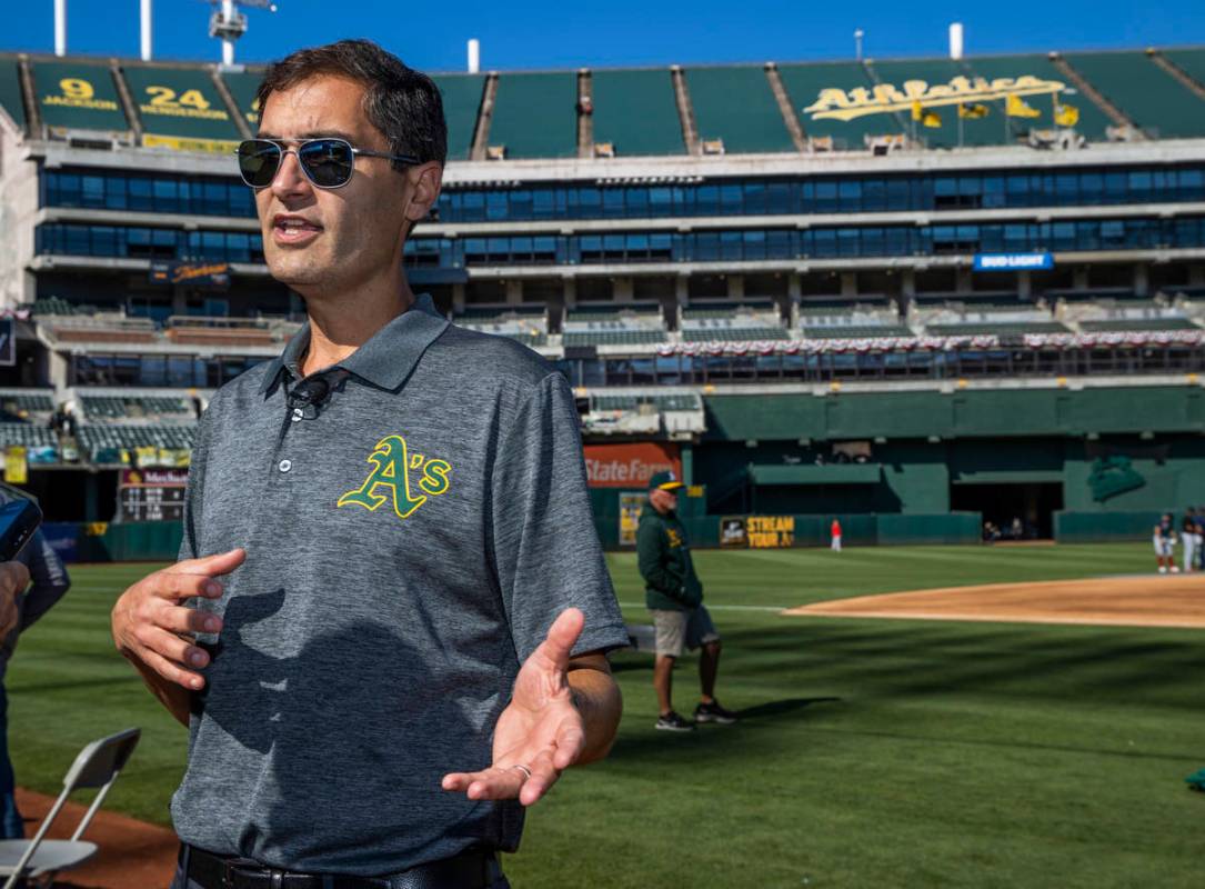 Oakland A's President Dave Kaval talks about the current state of the team, location and future ...