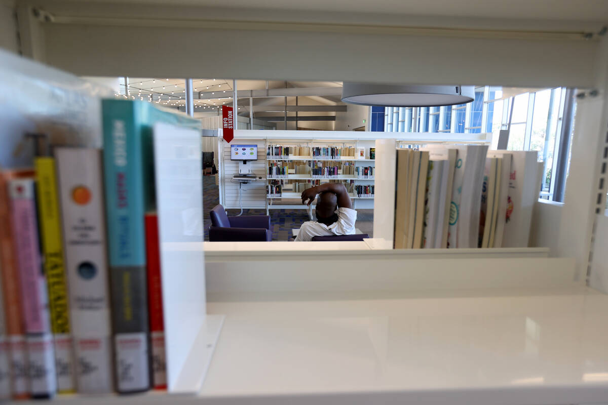 The East Las Vegas Library Monday, Aug. 9, 2021. (K.M. Cannon/Las Vegas Review-Journal) @KMCann ...