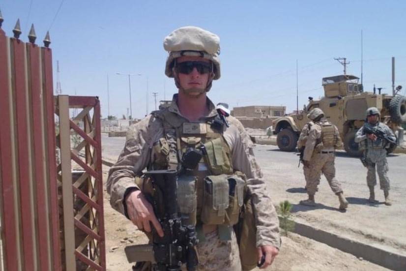 Marine Corps 1st Lt. Shamus Flynn poses for a picture in June 2011 in Afghanistan. Flynn, 36, i ...