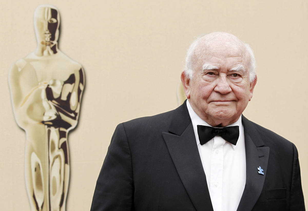 FILE - In this March 7, 2010, file photo, actor Ed Asner arrives during the 82nd Academy Awards ...