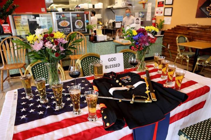 A display at i Thai Kitchen on Craig Road near Jones Boulevard in Las Vegas Monday, Aug. 30, 20 ...