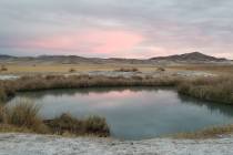 Soak amid the severe splendor of the Mojave Desert in the springs near Tecopa, Calif. (Sarah Ja ...