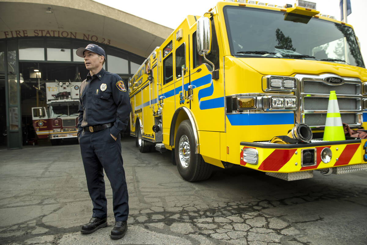 Clark County Fire Chief Kenny Holding and his crews are currently based with the Tahoe Douglas ...