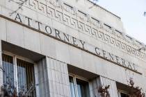 The Attorney General's office in Carson City, Nev. (Benjamin Hager/Las Vegas Review-Journal) @b ...