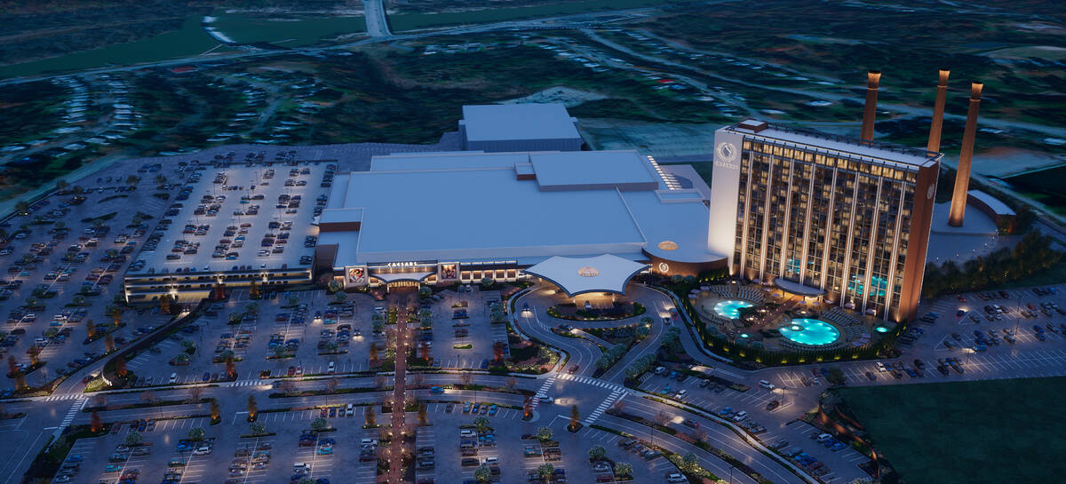 Official rendering for Caesars Virginia, which is slated to open in Danville, Va. in late 2023. ...